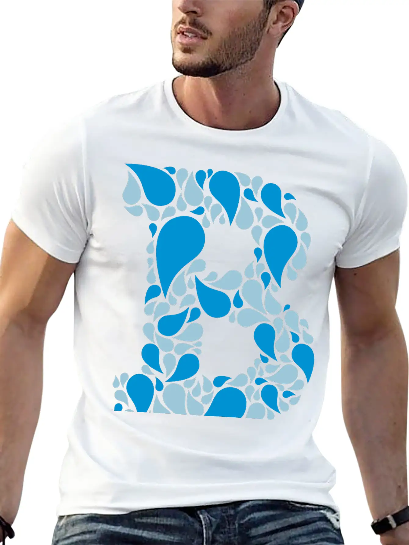 The Letter B Breathable Graphic T-Shirt – Perfect For Casual Days