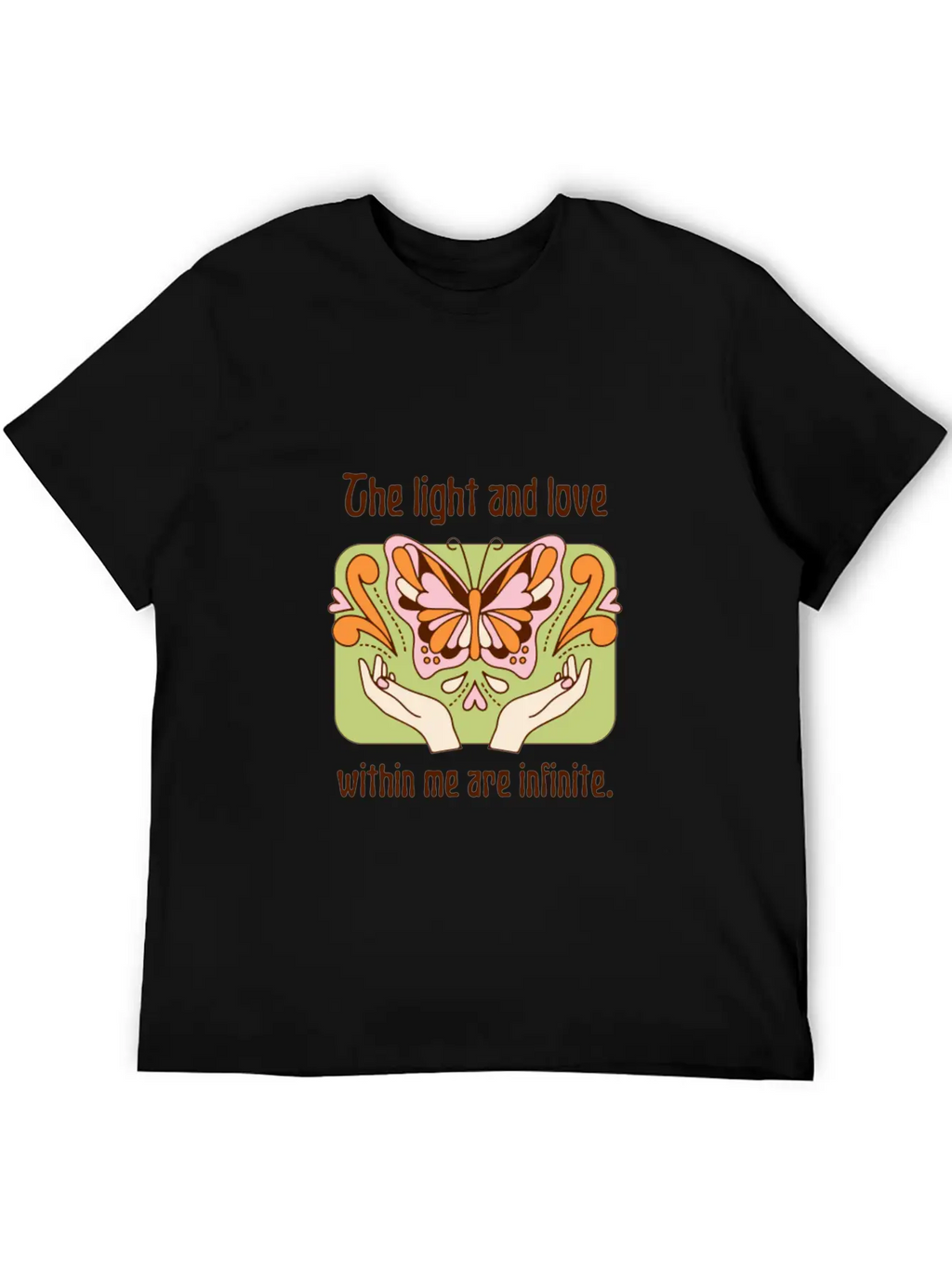 The Light And Love Within Me Infinite Breathable Graphic T-Shirt – Perfect For Casual Days