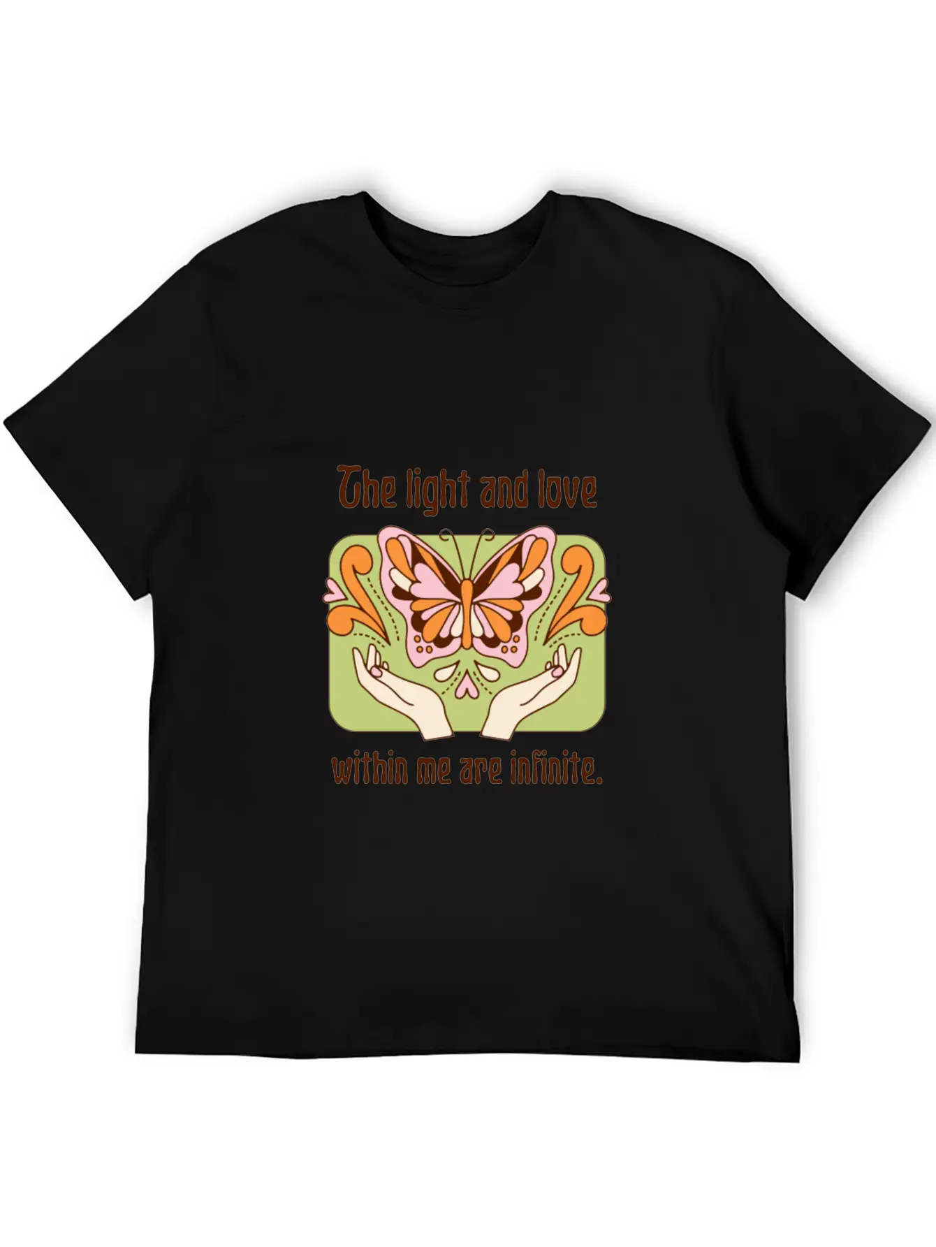 The Light And Love Within Me Infinite Breathable Graphic T-Shirt – Perfect For Casual Days
