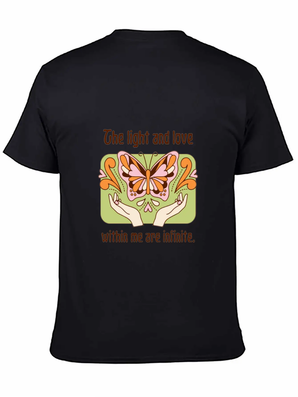 The Light And Love Within Me Infinite Breathable Graphic T-Shirt – Perfect For Casual Days