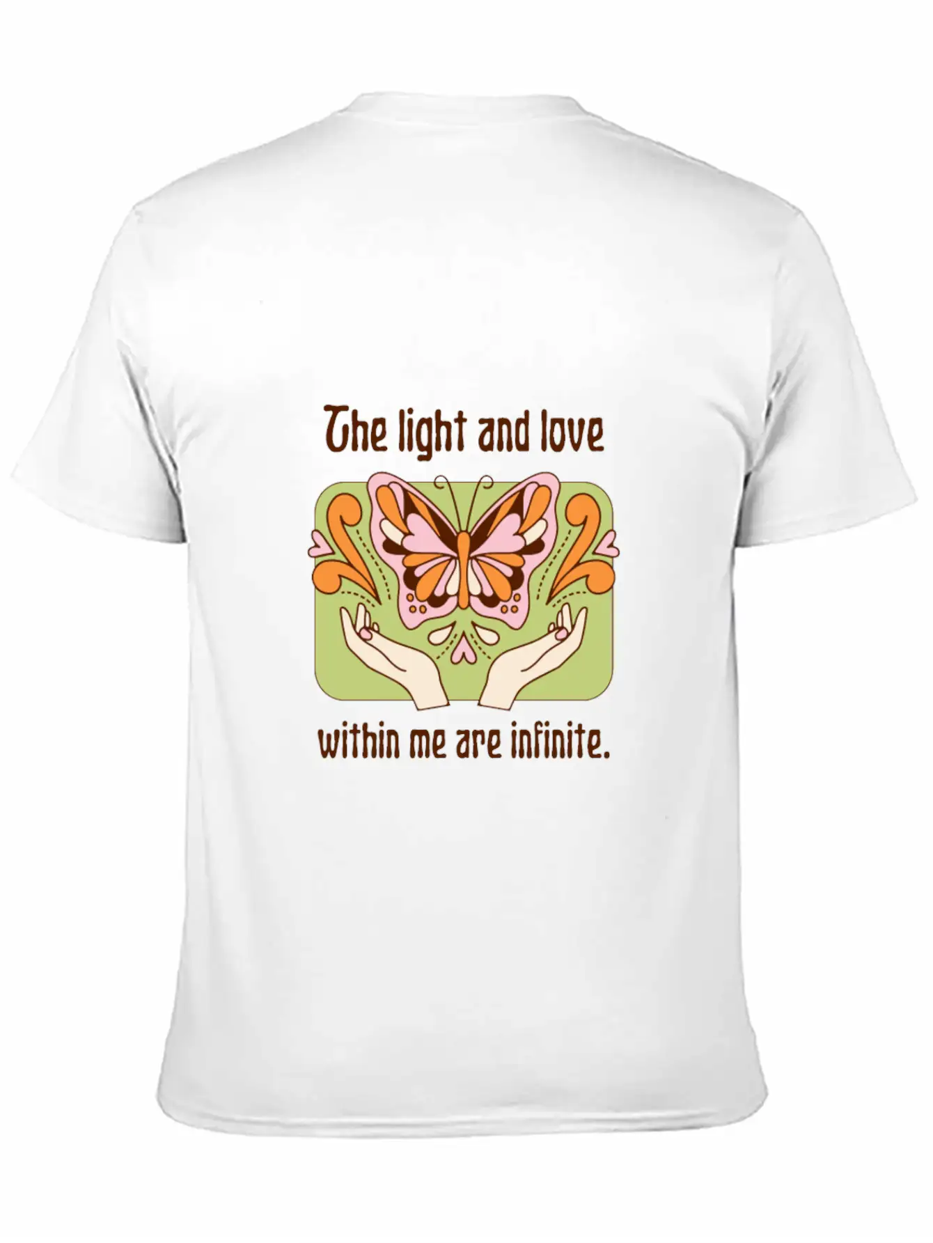 The Light And Love Within Me Infinite Breathable Graphic T-Shirt – Perfect For Casual Days