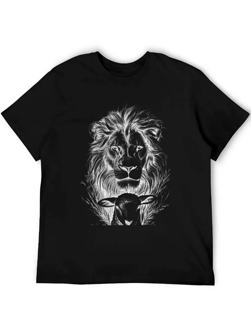 The Lion Of Judah And The Lamb Of God Classic Cotton Tee – Unisex Comfort For Any Season