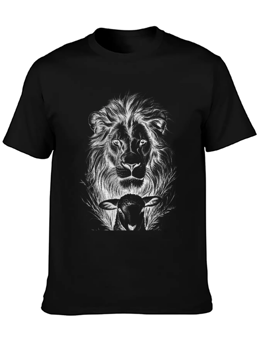 The Lion Of Judah And The Lamb Of God Classic Cotton Tee – Unisex Comfort For Any Season