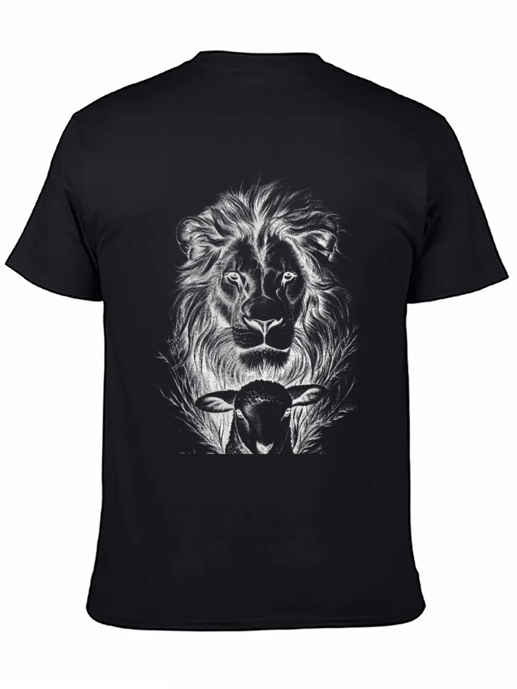 The Lion Of Judah And The Lamb Of God Classic Cotton Tee – Unisex Comfort For Any Season