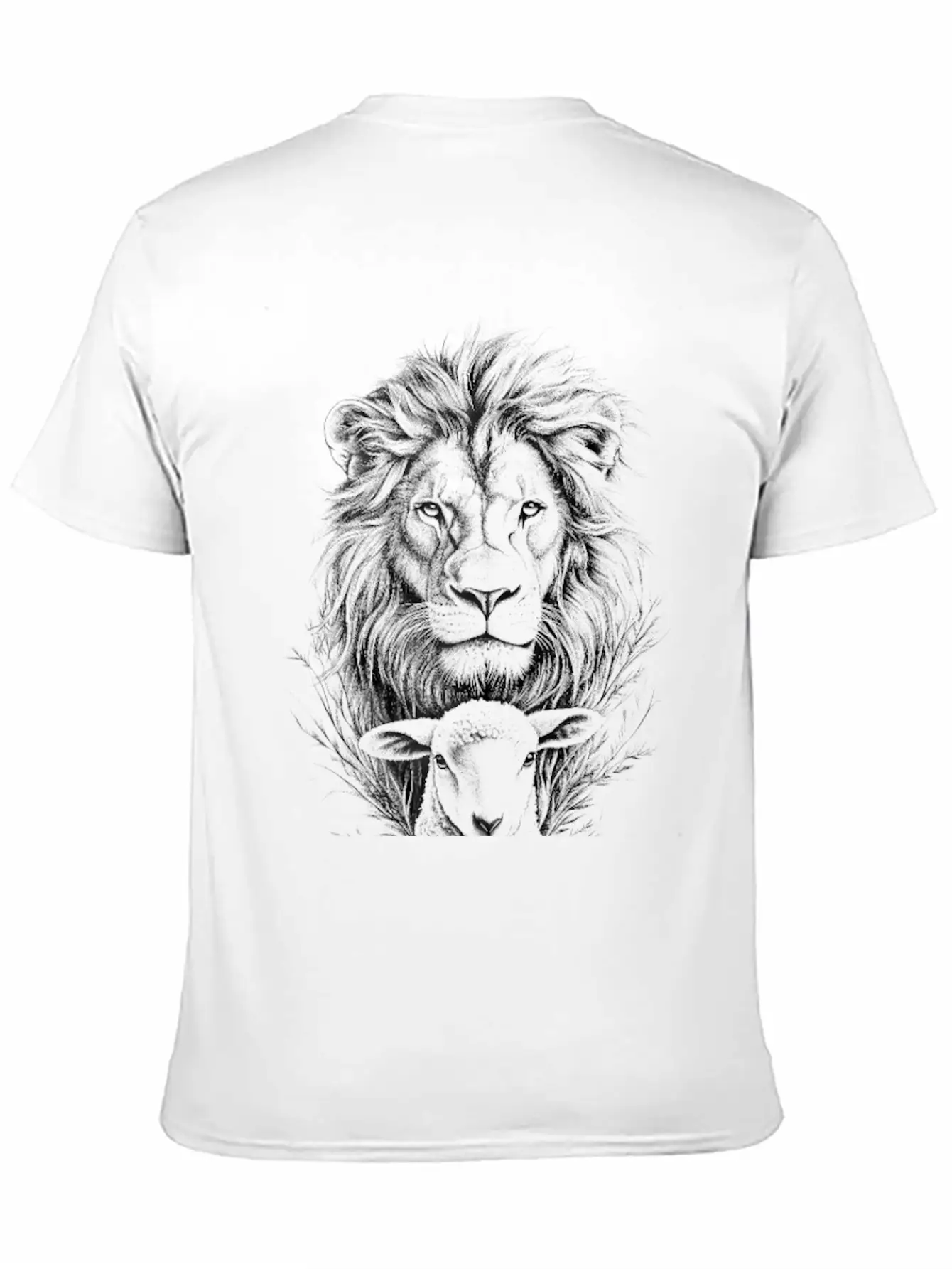 The Lion Of Judah And The Lamb Of God Classic Cotton Tee – Unisex Comfort For Any Season