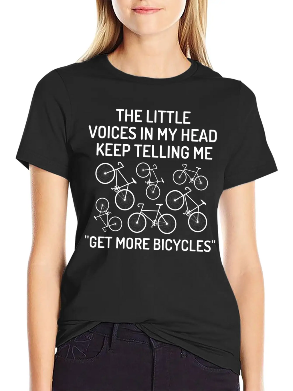 The Little Voice In My Head Keep Telling Me Get Unisex Casual T-Shirt – Clean Design For Daily Comfort