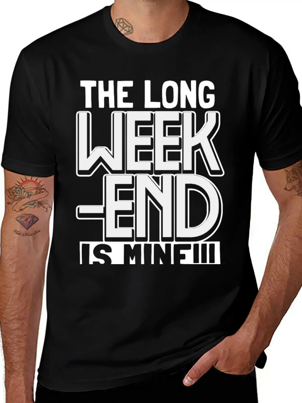 The Long Weekend Is Mine - All Mine Breathable Graphic T-Shirt – Perfect For Casual Days