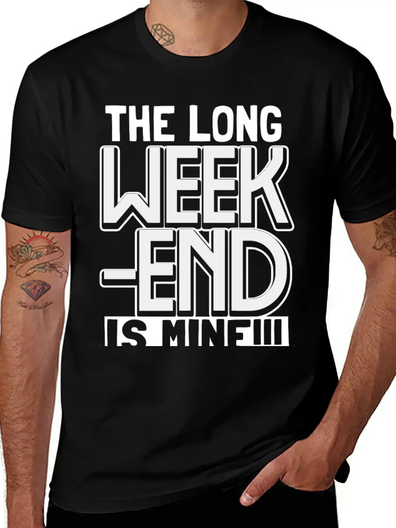 The Long Weekend Is Mine - All Mine Breathable Graphic T-Shirt – Perfect For Casual Days