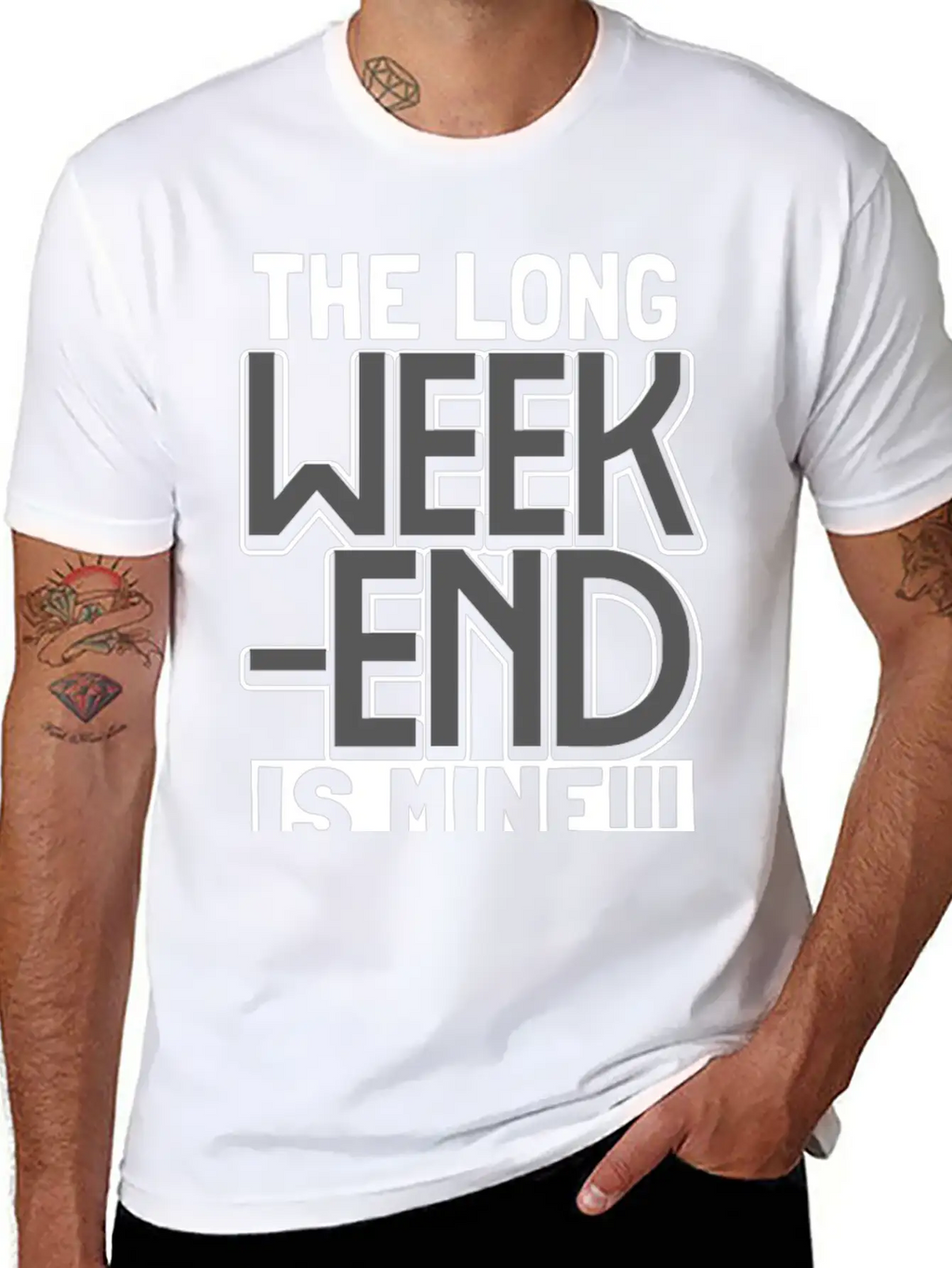 The Long Weekend Is Mine - All Mine Breathable Graphic T-Shirt – Perfect For Casual Days