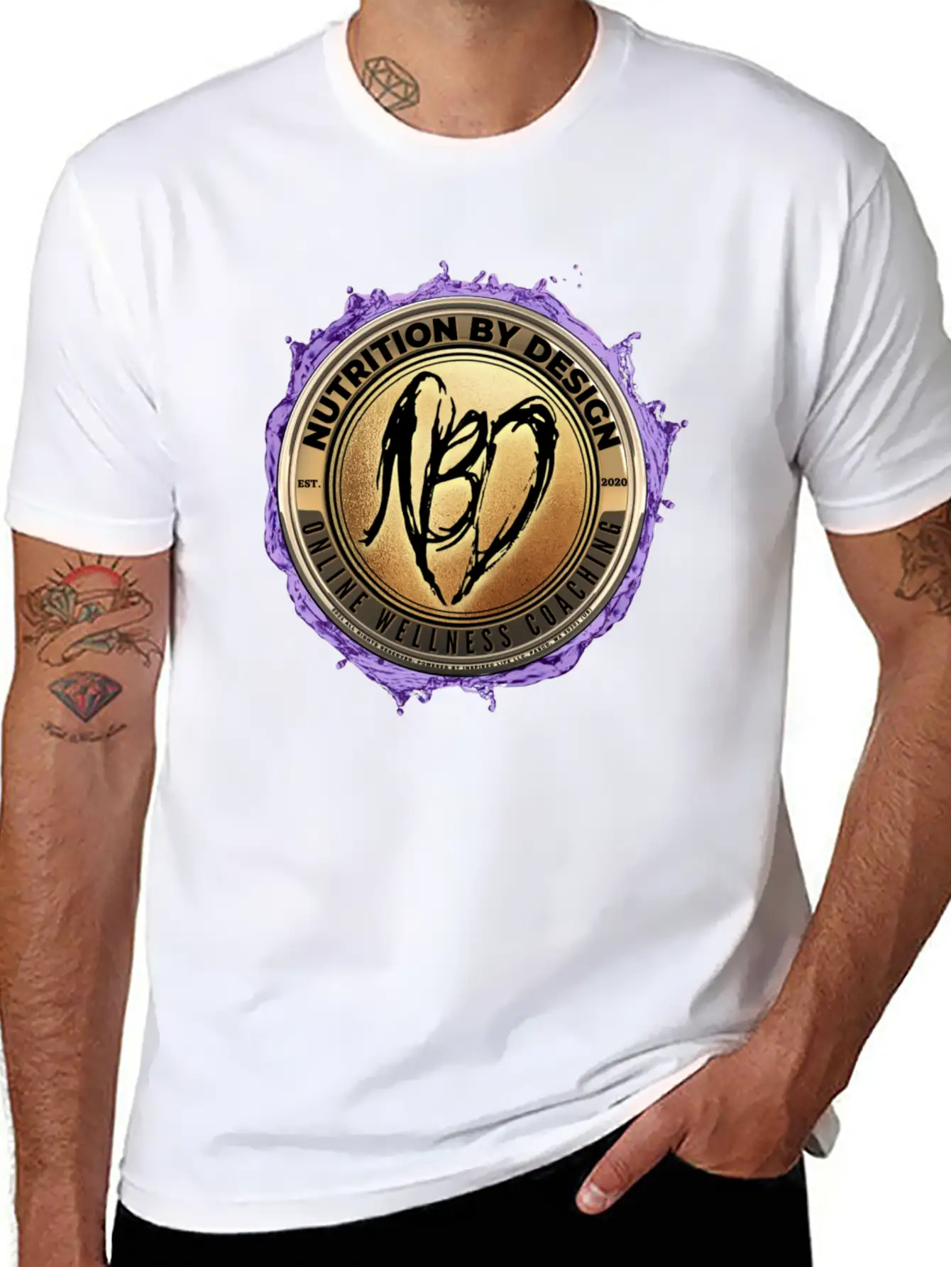 "The Medallion Of Courage" - Nutrition By Design Classic Cotton Tee – Unisex Comfort For Any Season