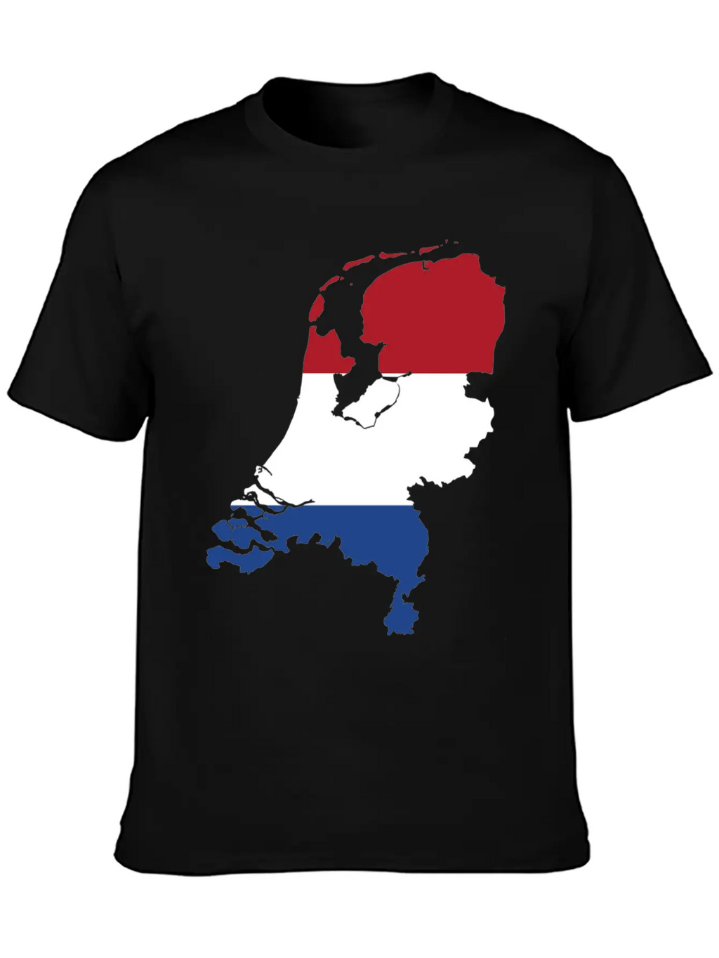 The Netherlands & Flag Breathable Soft Cotton T-Shirt – Timeless Casual Look