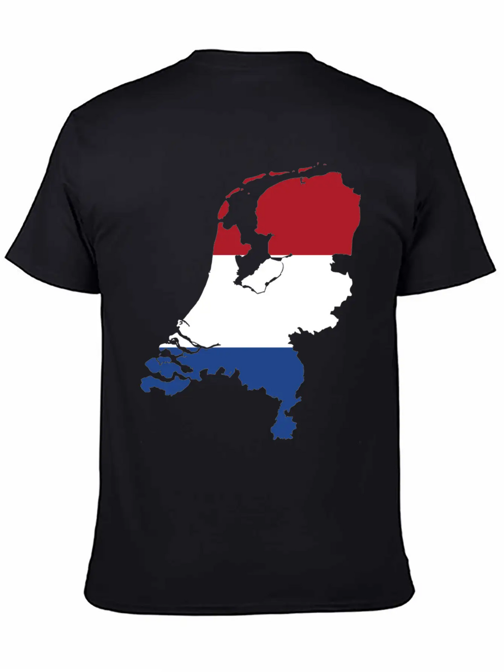 The Netherlands & Flag Breathable Soft Cotton T-Shirt – Timeless Casual Look