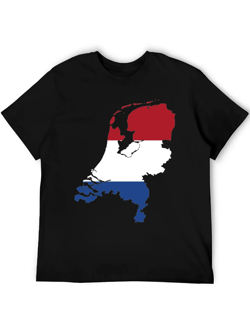 The Netherlands & Flag Breathable Soft Cotton T-Shirt – Timeless Casual Look