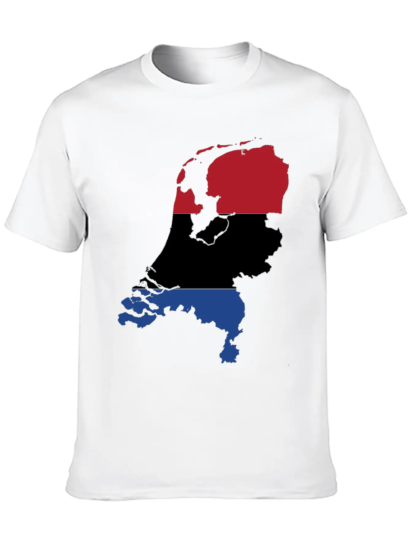 The Netherlands & Flag Breathable Soft Cotton T-Shirt – Timeless Casual Look