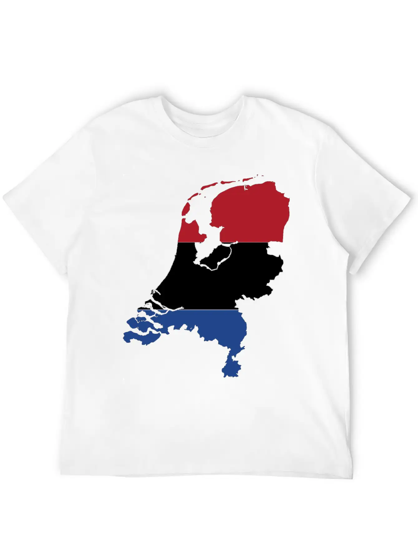 The Netherlands & Flag Breathable Soft Cotton T-Shirt – Timeless Casual Look