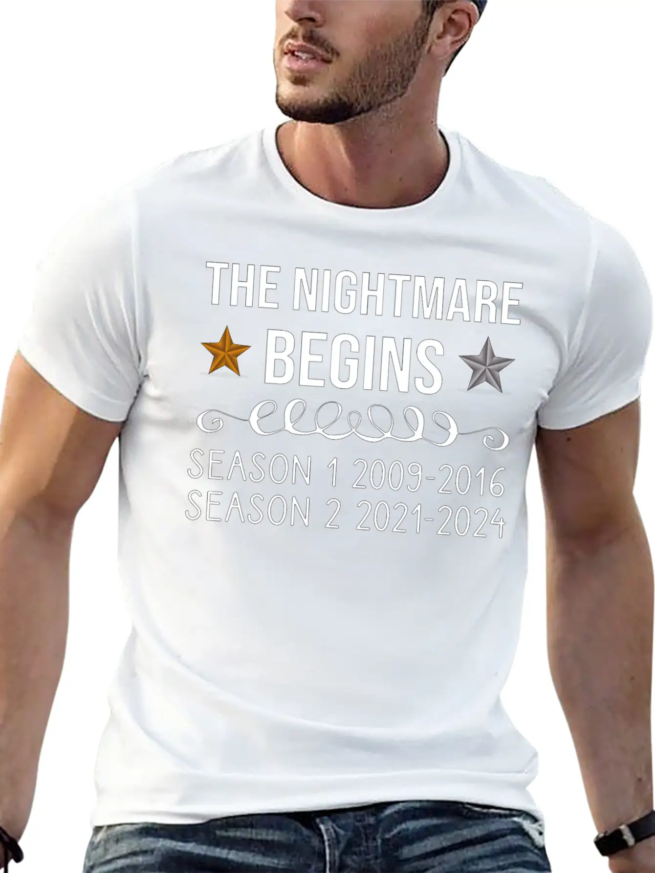 The Nightmare Begins Season 1 2009-2016 Season 2 Stylish Everyday T-Shirt – Unisex Basic Cotton Tee