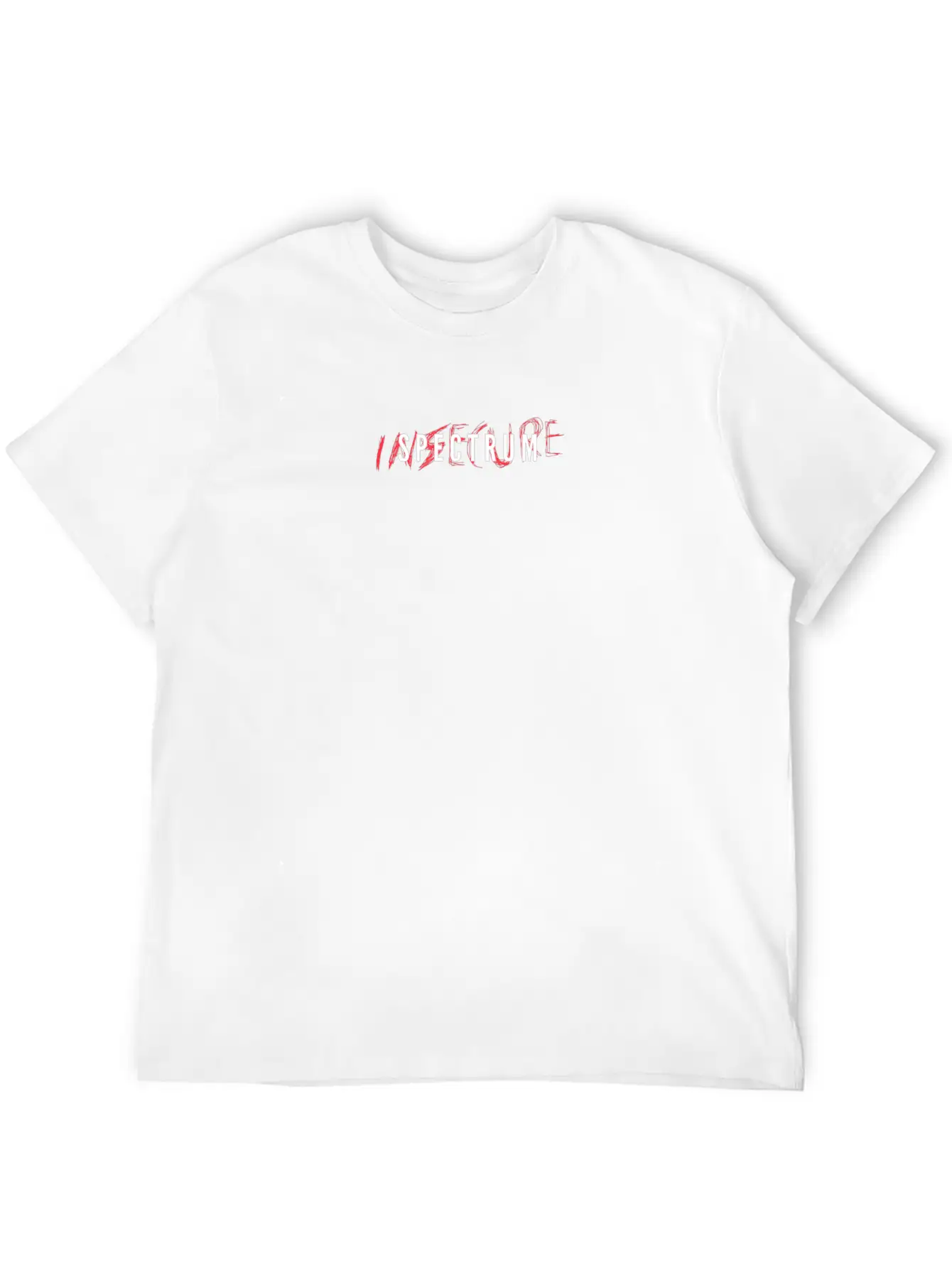 THE ORIGINAL “INSECURE” DESIGN BY SPECTRUMERCH Breathable Soft Cotton T-Shirt – Timeless Casual Look