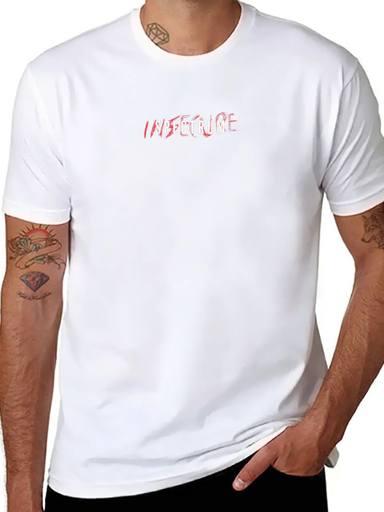 THE ORIGINAL “INSECURE” DESIGN BY SPECTRUMERCH Breathable Soft Cotton T-Shirt – Timeless Casual Look