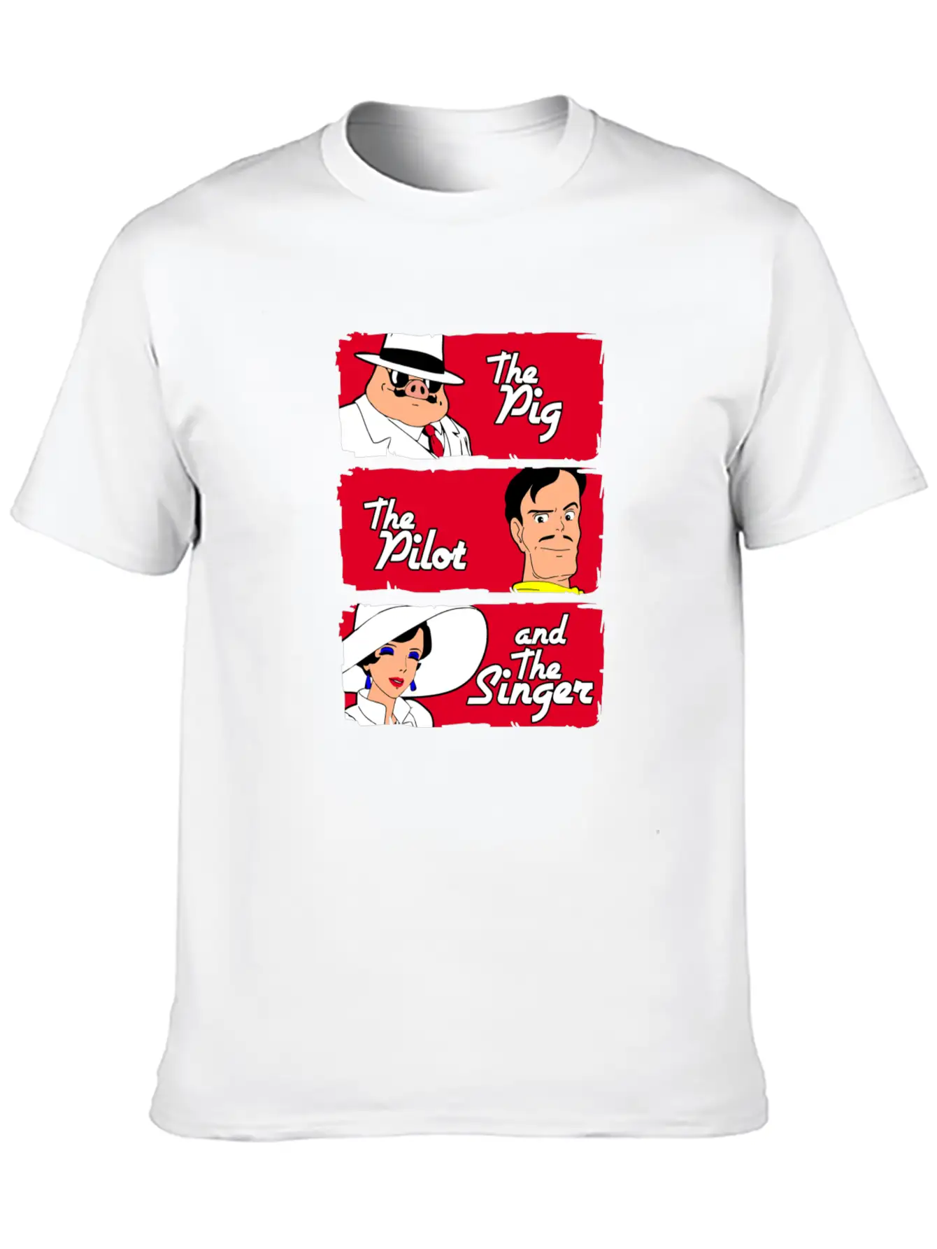 The Pig The Pilot Singer Relaxed Everyday Tee – Lightweight And Durable Cotton