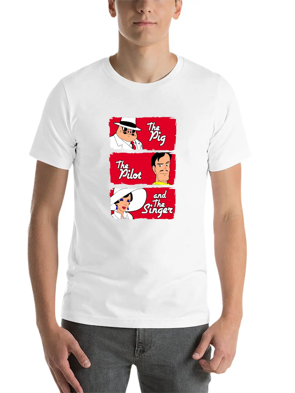 The Pig The Pilot Singer Relaxed Everyday Tee – Lightweight And Durable Cotton