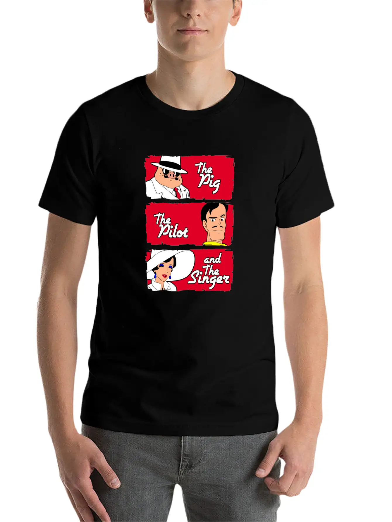 The Pig The Pilot Singer Relaxed Everyday Tee – Lightweight And Durable Cotton