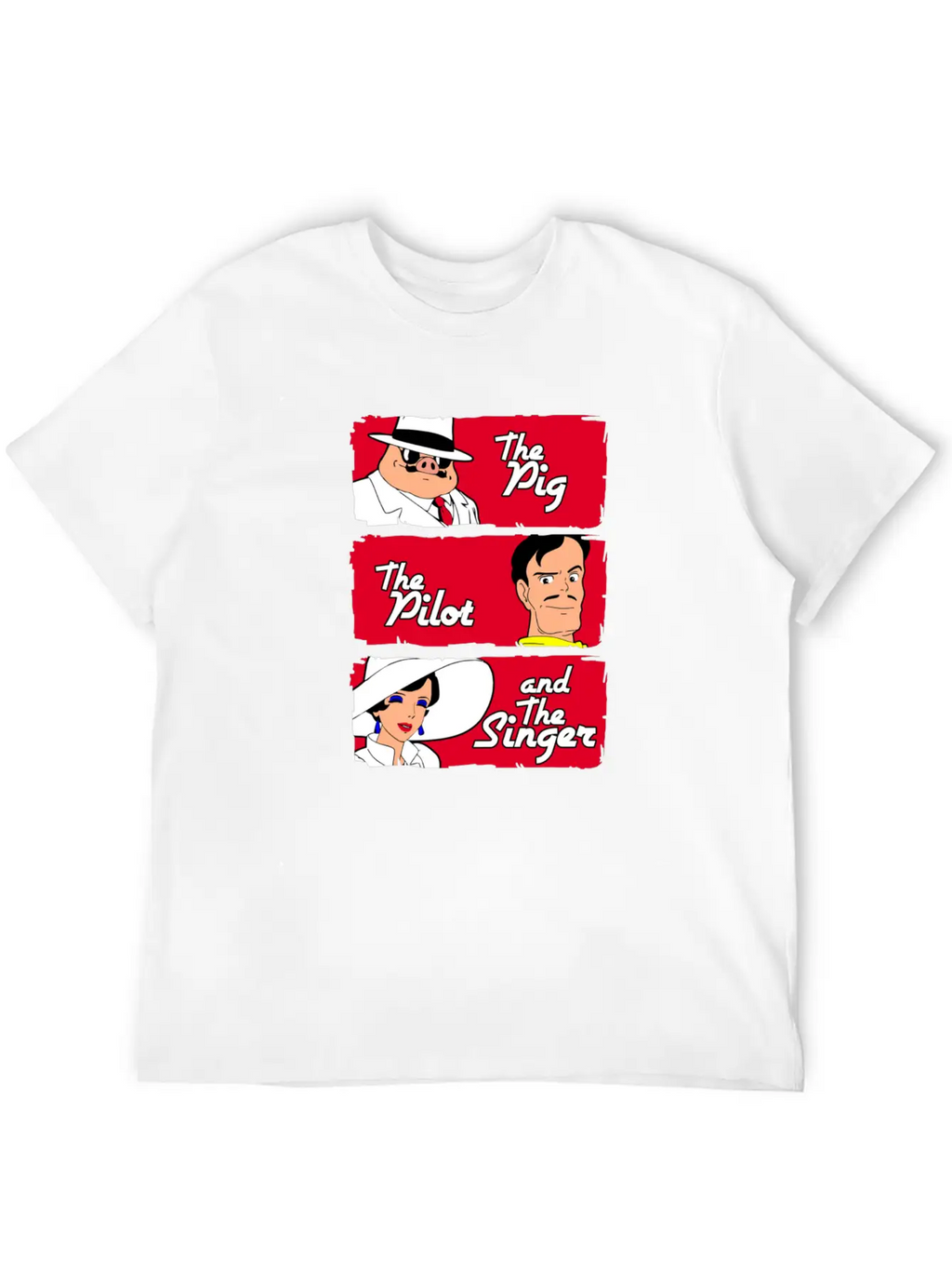 The Pig The Pilot Singer Relaxed Everyday Tee – Lightweight And Durable Cotton