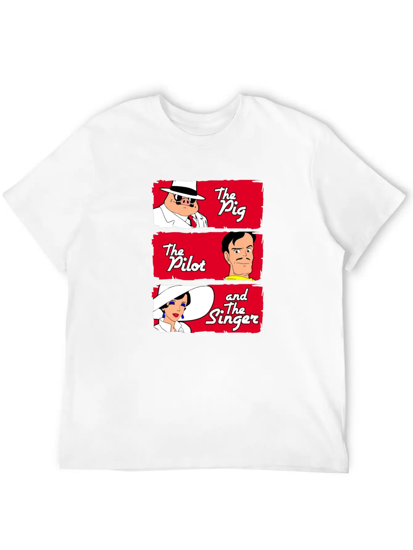 The Pig The Pilot Singer Relaxed Everyday Tee – Lightweight And Durable Cotton