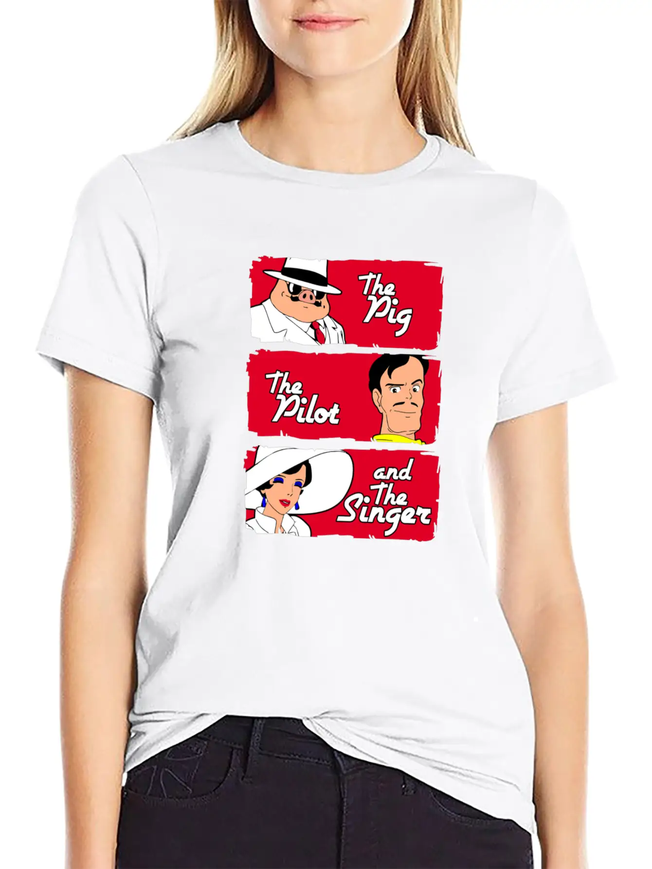 The Pig The Pilot Singer Relaxed Everyday Tee – Lightweight And Durable Cotton
