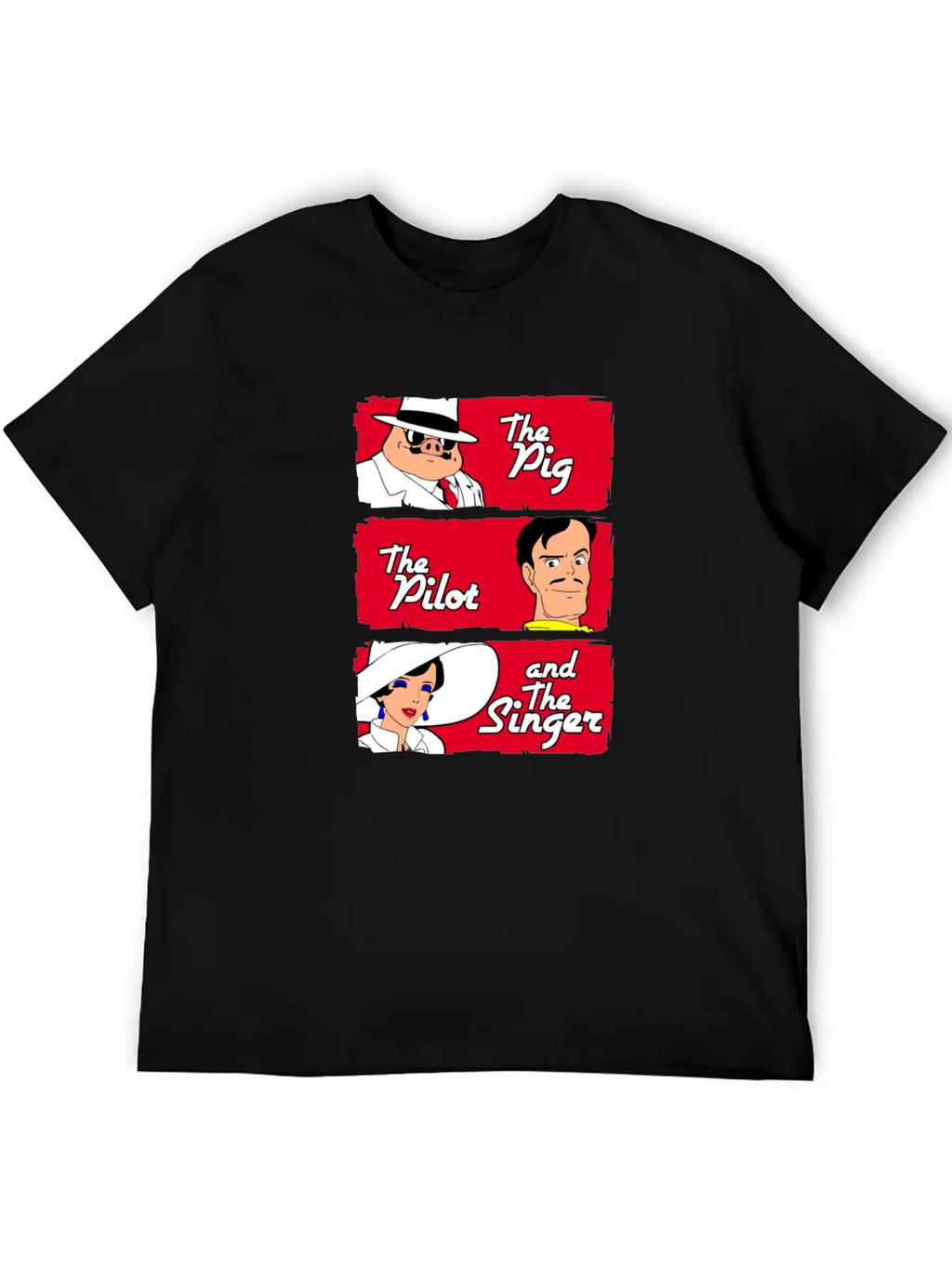 The Pig The Pilot Singer Relaxed Everyday Tee – Lightweight And Durable Cotton