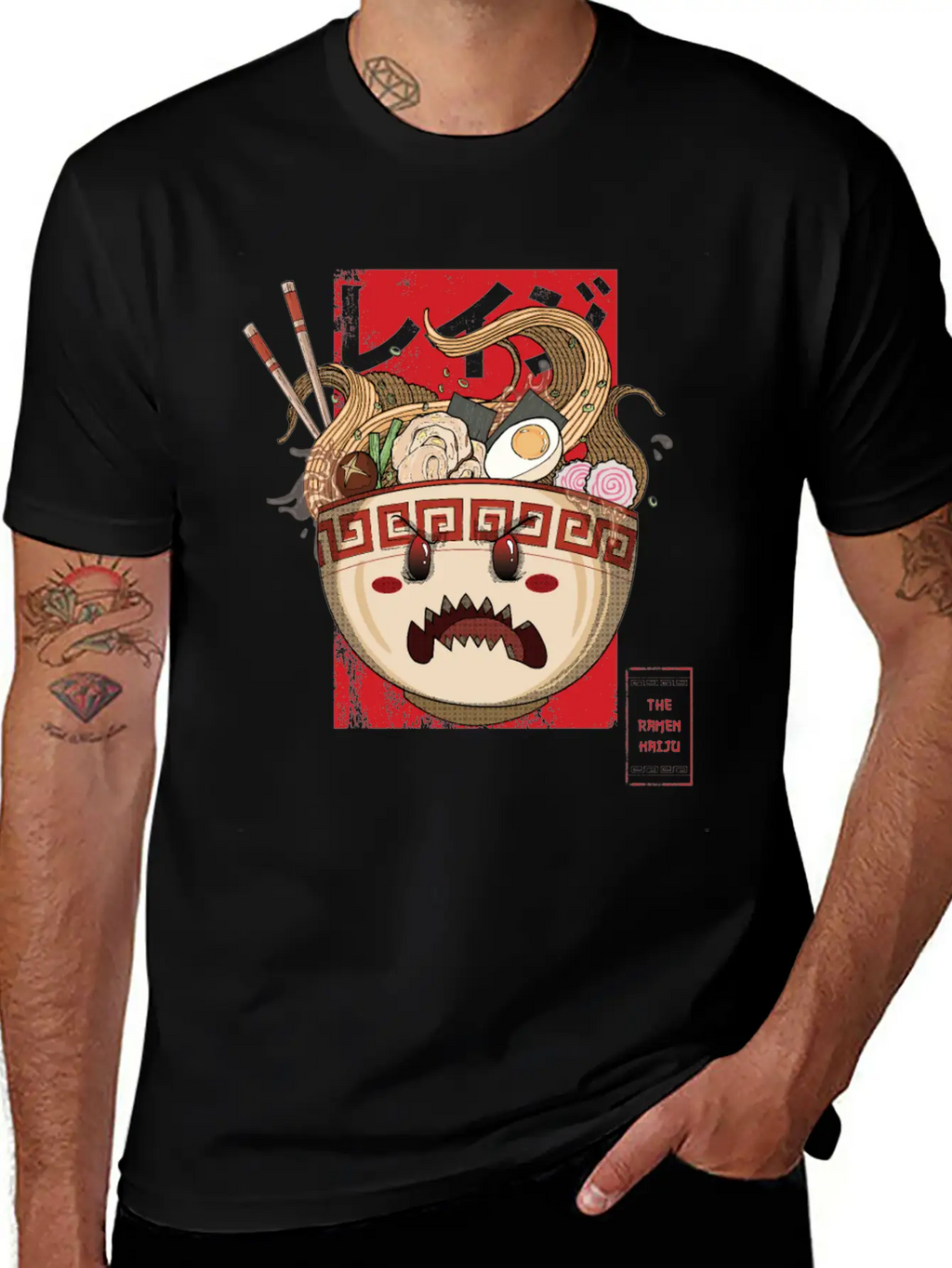 The Ramen Kaiju Modern Fit Casual T-Shirt – Clean And Versatile Design