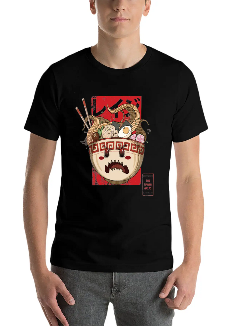 The Ramen Kaiju Modern Fit Casual T-Shirt – Clean And Versatile Design
