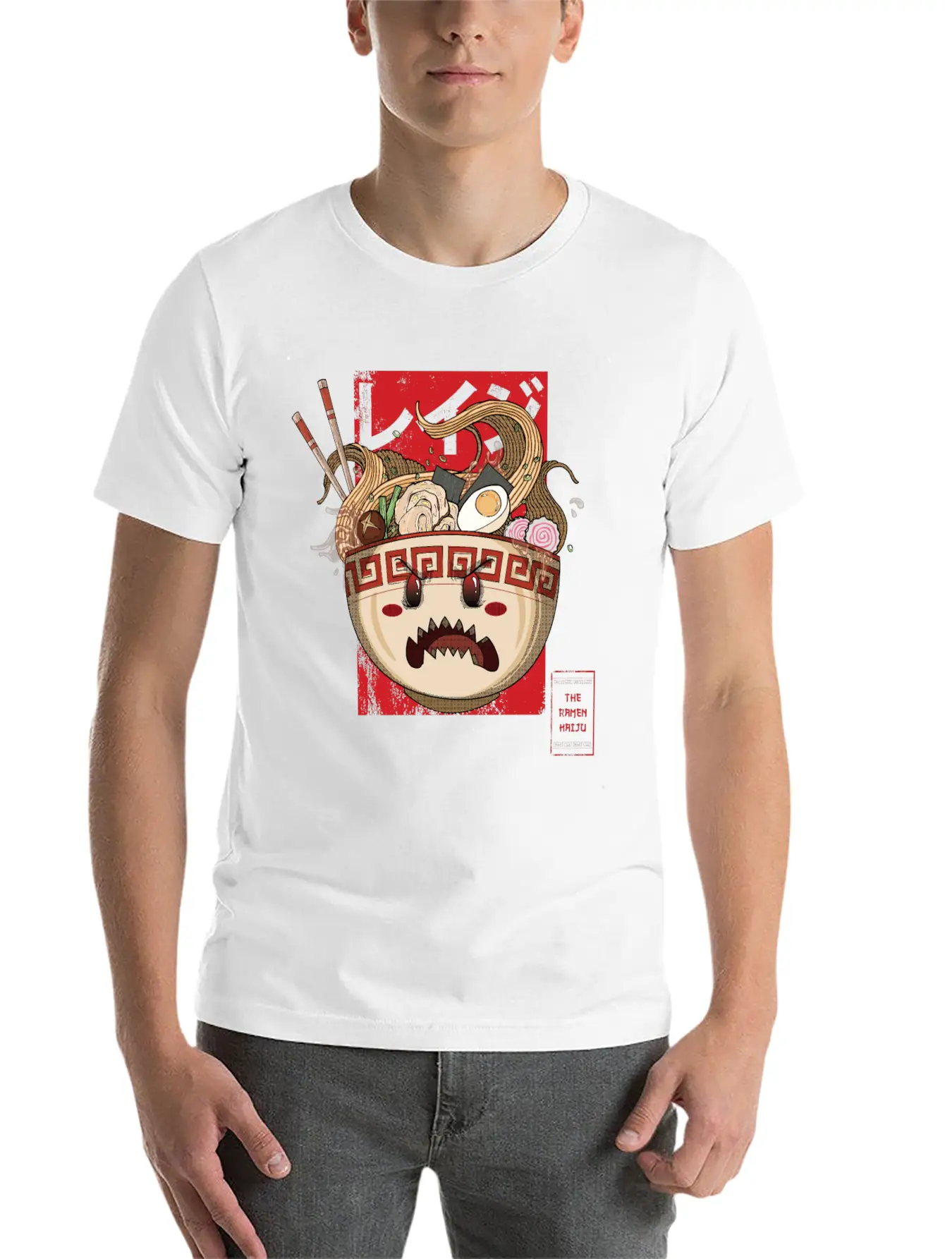 The Ramen Kaiju Modern Fit Casual T-Shirt – Clean And Versatile Design