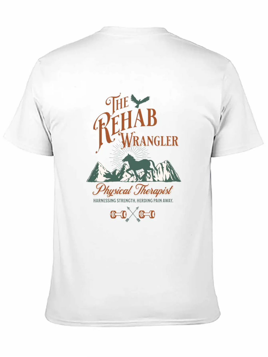 The Rehab Wrangler Physical Therapist Breathable Soft Cotton T-Shirt – Timeless Casual Look
