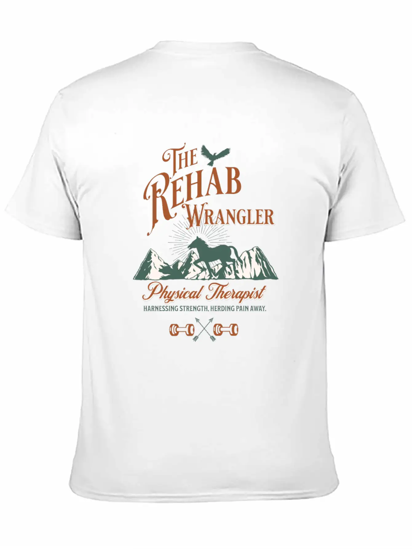 The Rehab Wrangler Physical Therapist Breathable Soft Cotton T-Shirt – Timeless Casual Look