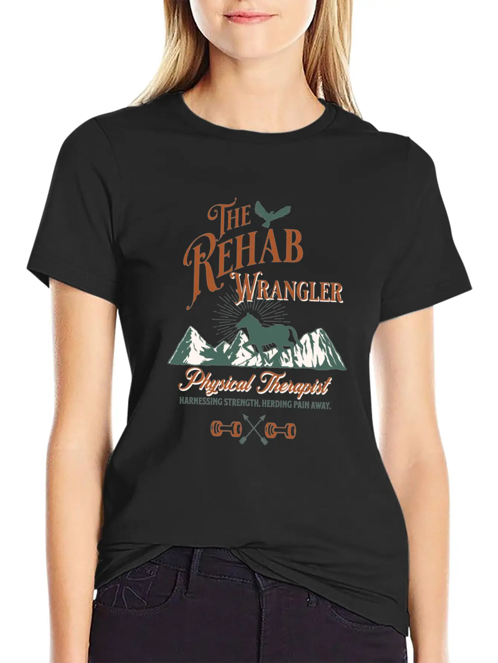 The Rehab Wrangler Physical Therapist Breathable Soft Cotton T-Shirt – Timeless Casual Look