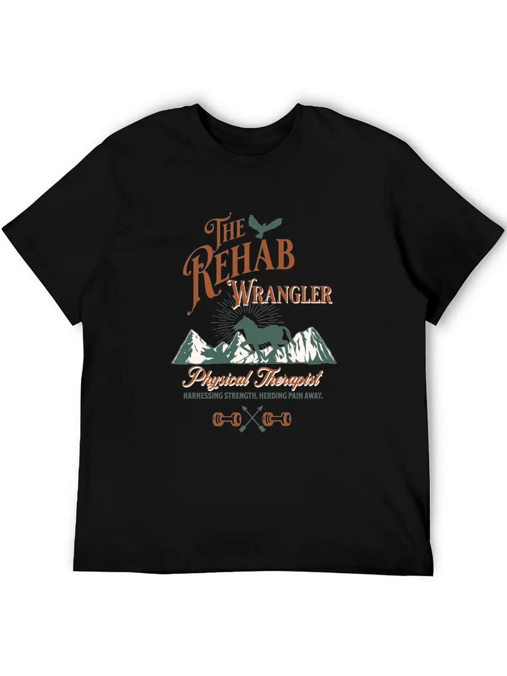 The Rehab Wrangler Physical Therapist Breathable Soft Cotton T-Shirt – Timeless Casual Look