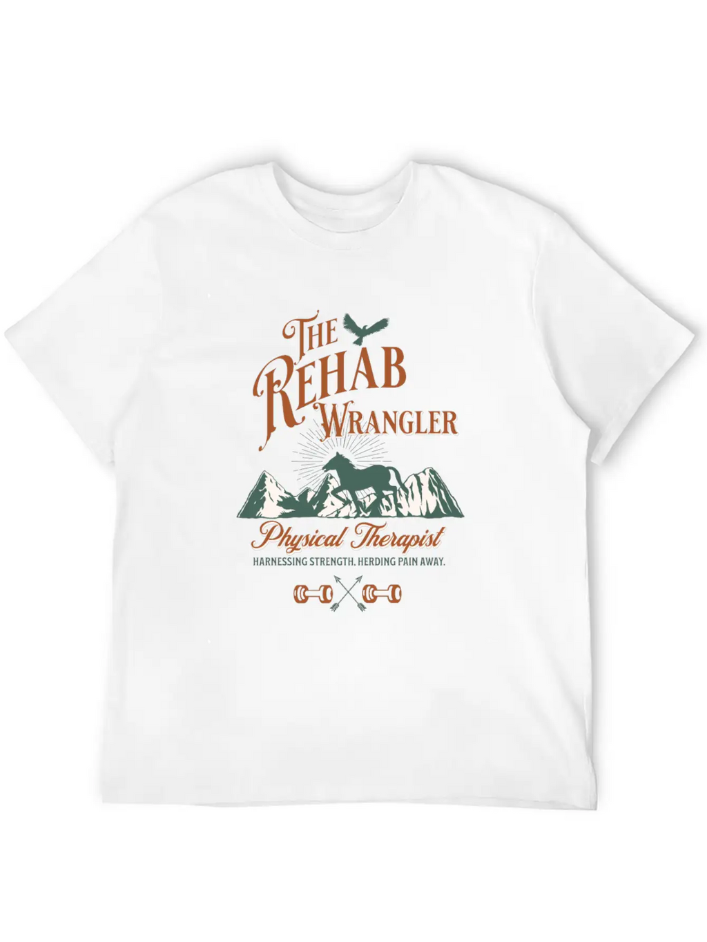 The Rehab Wrangler Physical Therapist Breathable Soft Cotton T-Shirt – Timeless Casual Look