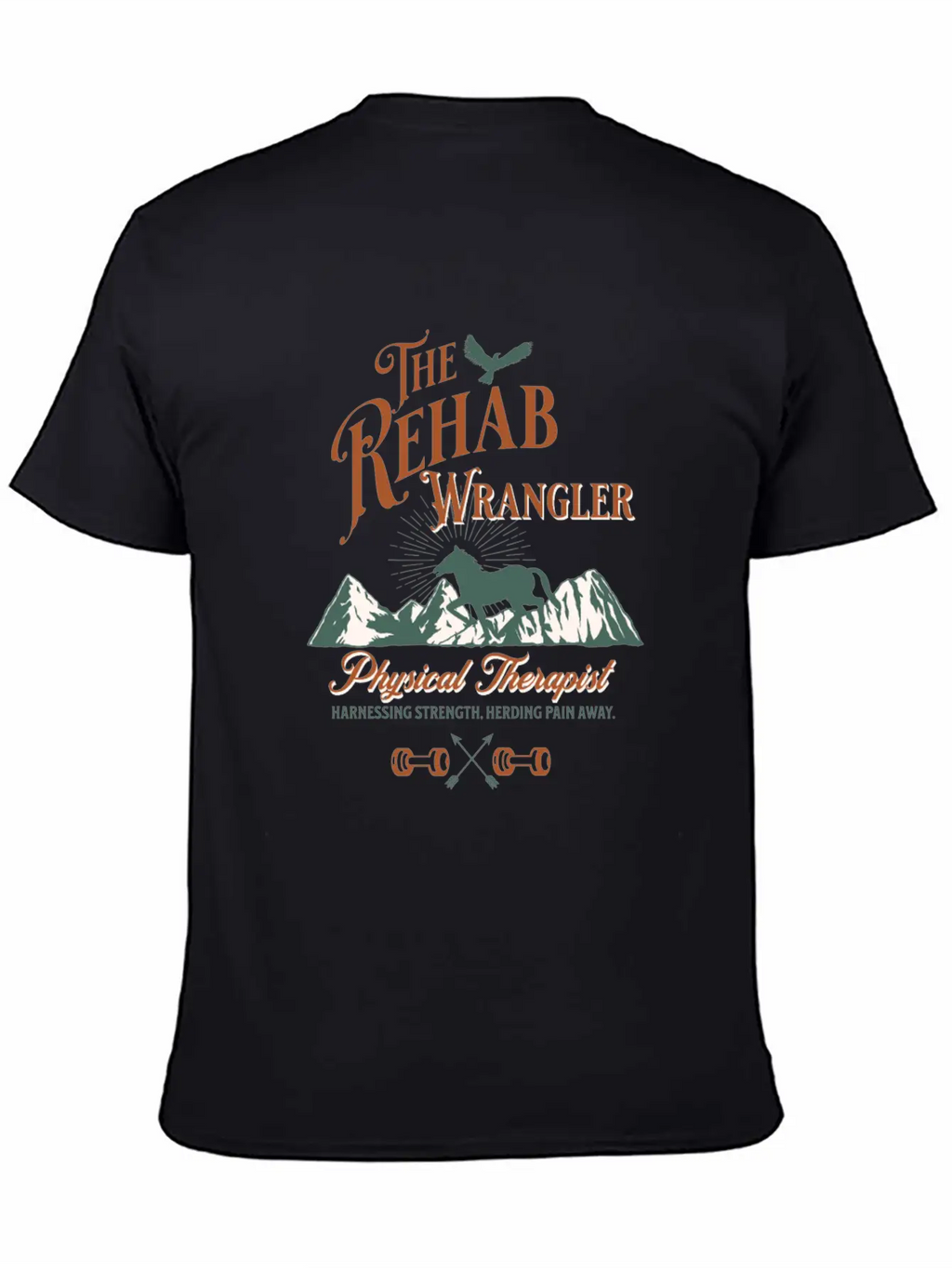 The Rehab Wrangler Physical Therapist Breathable Soft Cotton T-Shirt – Timeless Casual Look