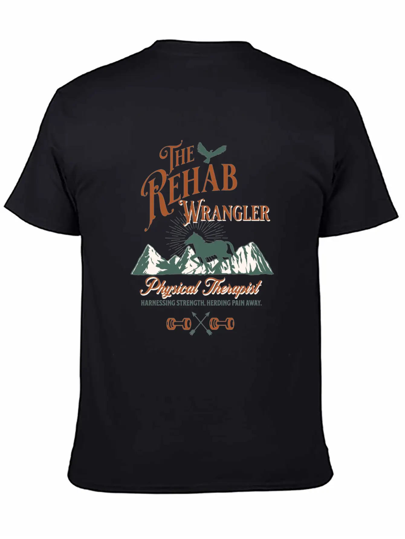 The Rehab Wrangler Physical Therapist Breathable Soft Cotton T-Shirt – Timeless Casual Look