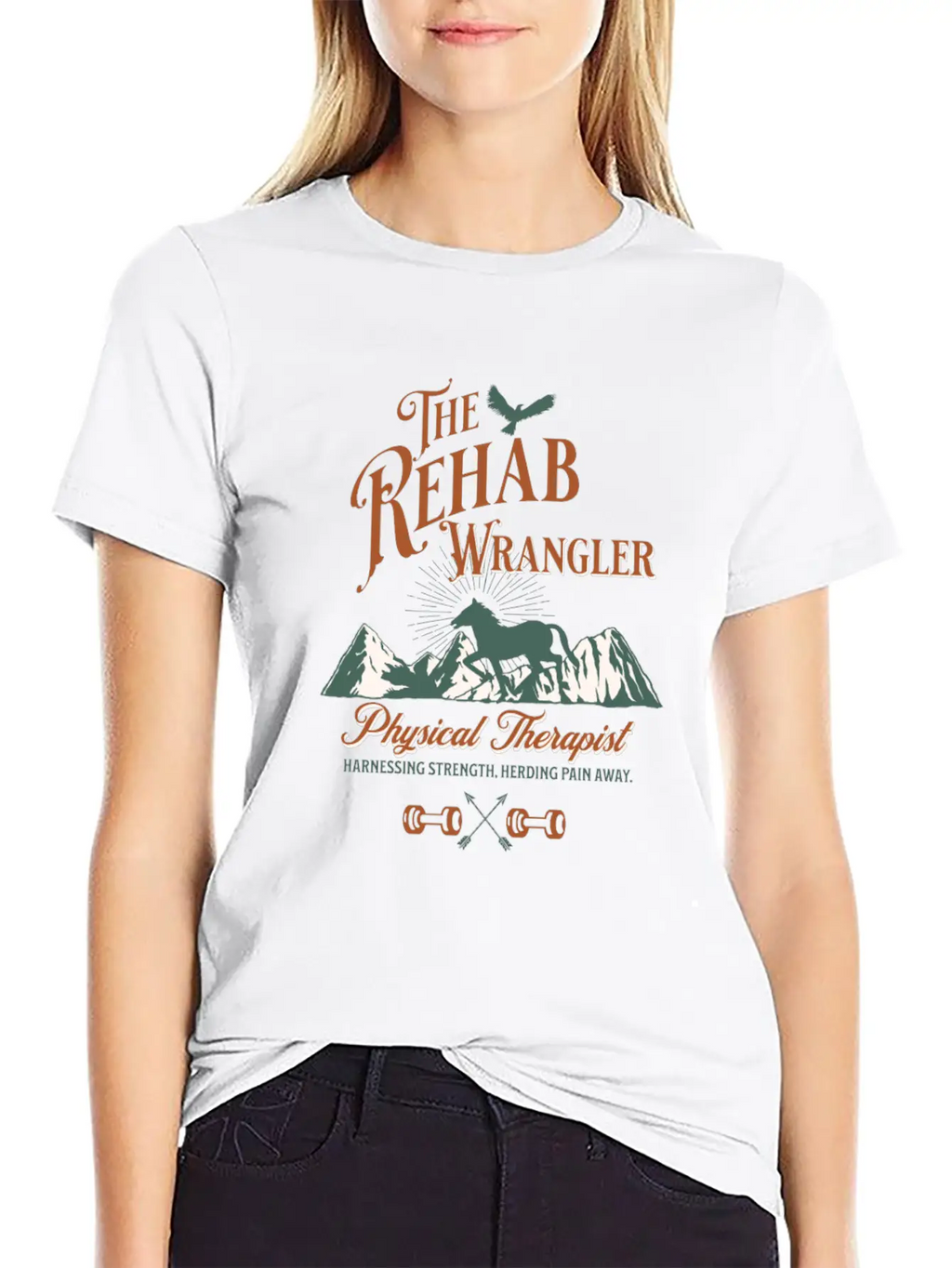 The Rehab Wrangler Physical Therapist Breathable Soft Cotton T-Shirt – Timeless Casual Look