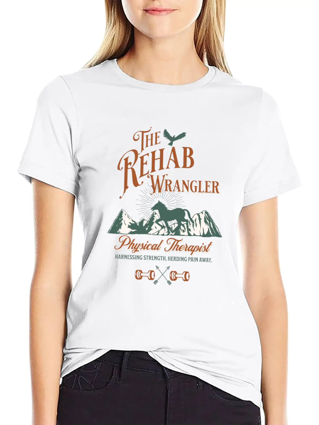 The Rehab Wrangler Physical Therapist Breathable Soft Cotton T-Shirt – Timeless Casual Look