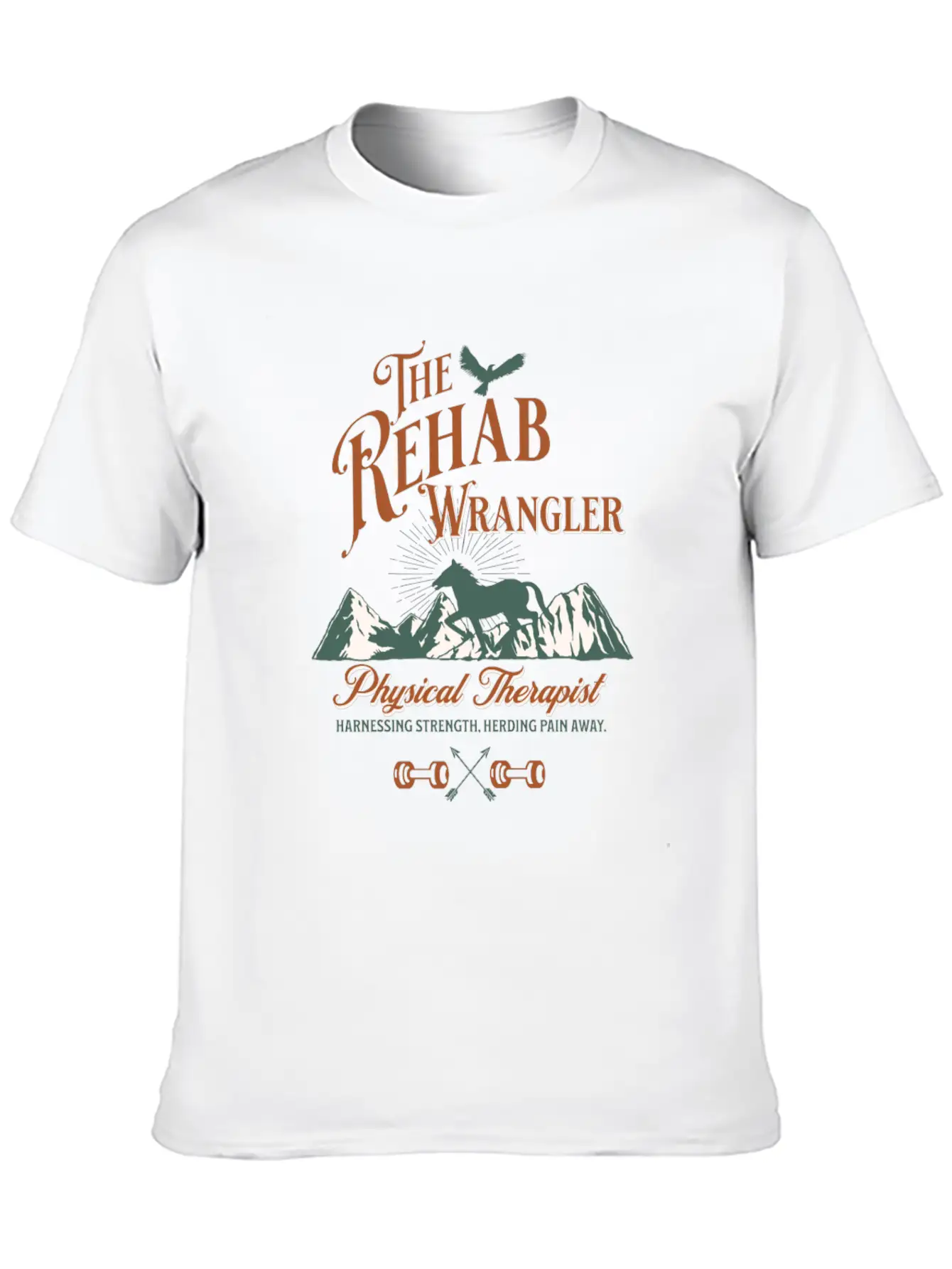 The Rehab Wrangler Physical Therapist Breathable Soft Cotton T-Shirt – Timeless Casual Look