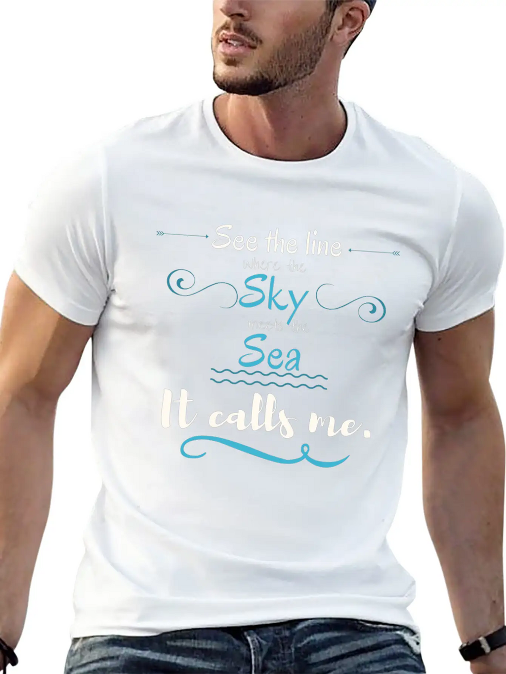 The Sea Is Calling! Essential Cotton Tee For Daily Outfits – Unisex Style