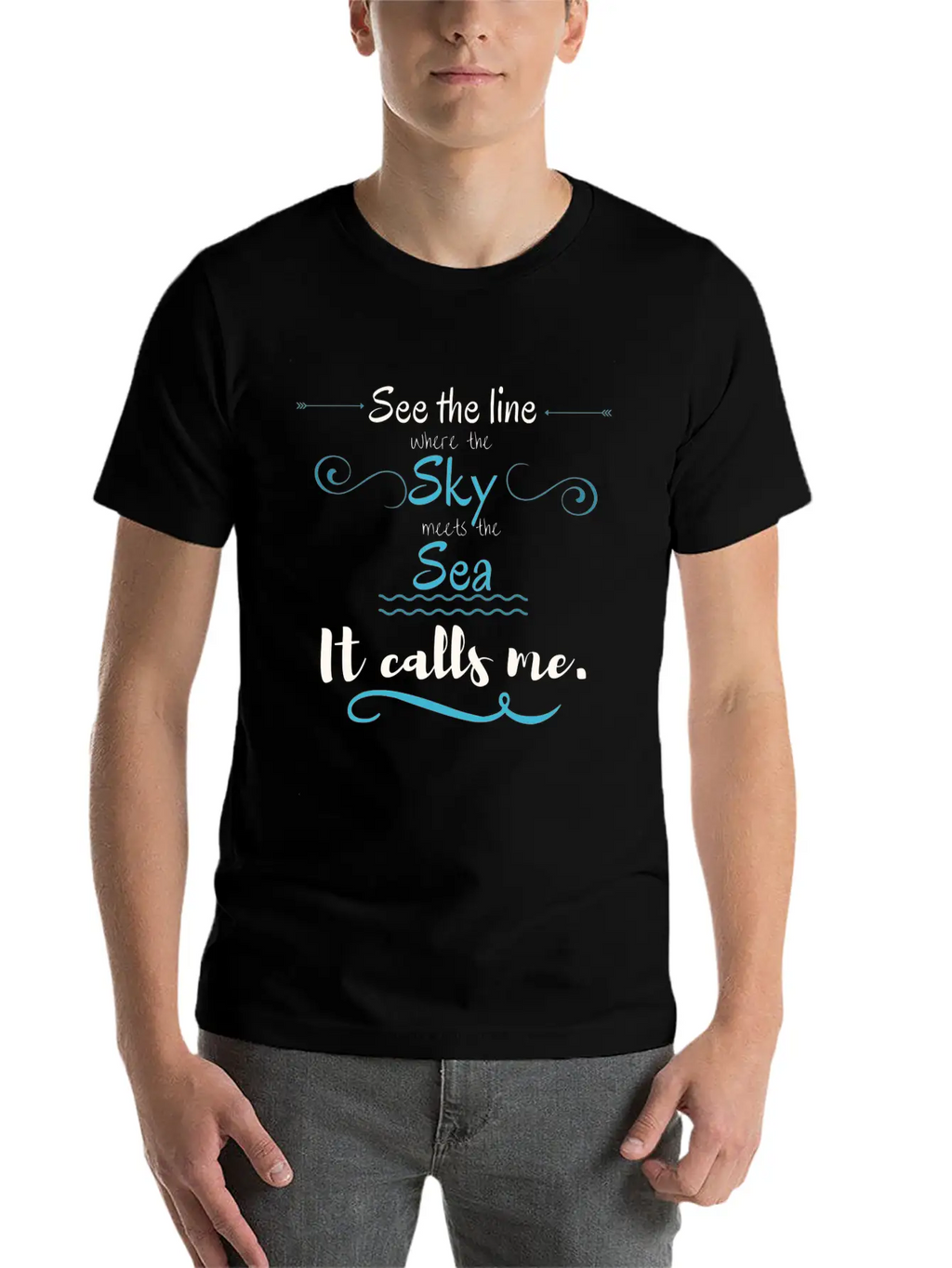 The Sea Is Calling! Essential Cotton Tee For Daily Outfits – Unisex Style