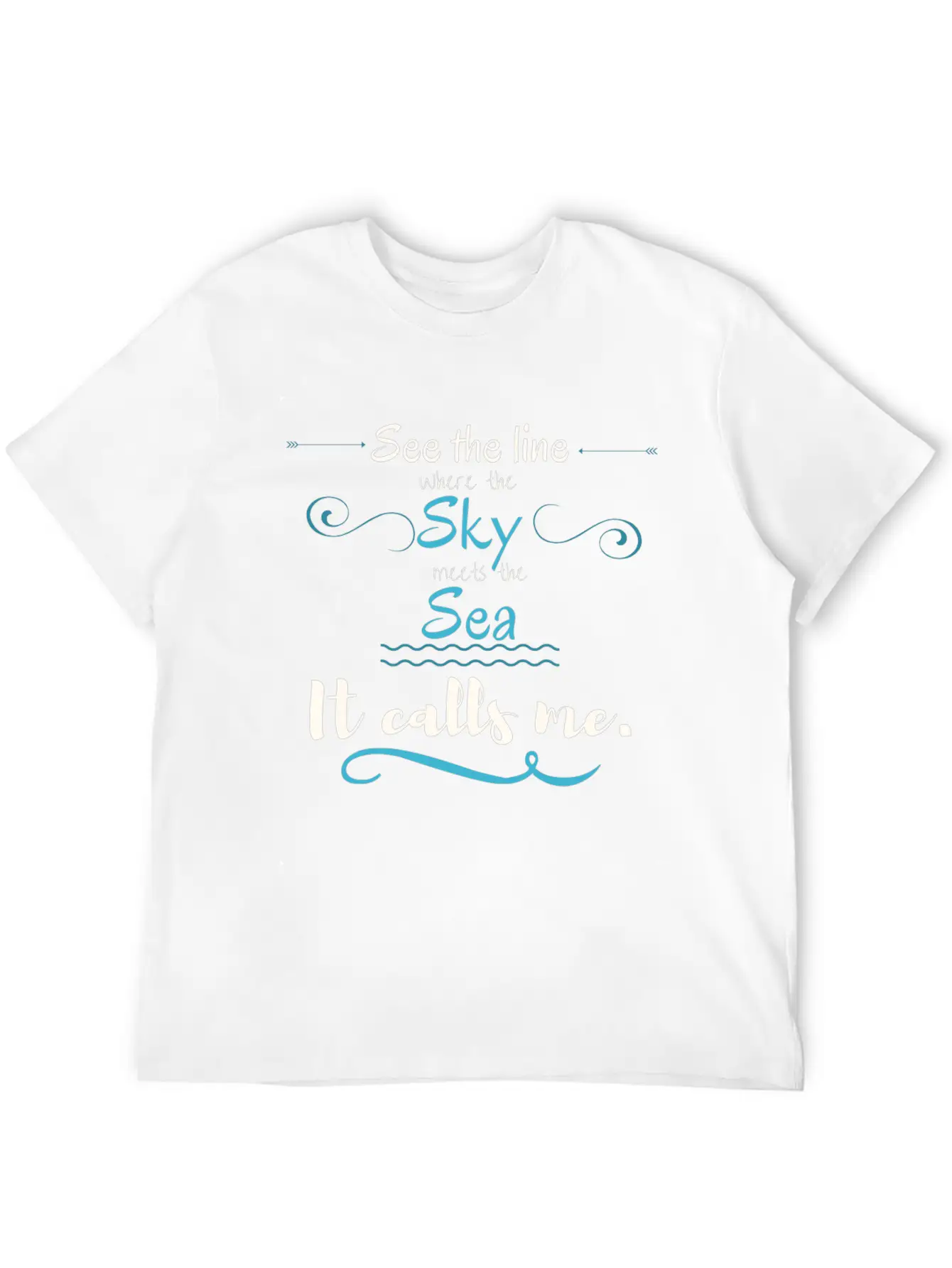 The Sea Is Calling! Essential Cotton Tee For Daily Outfits – Unisex Style