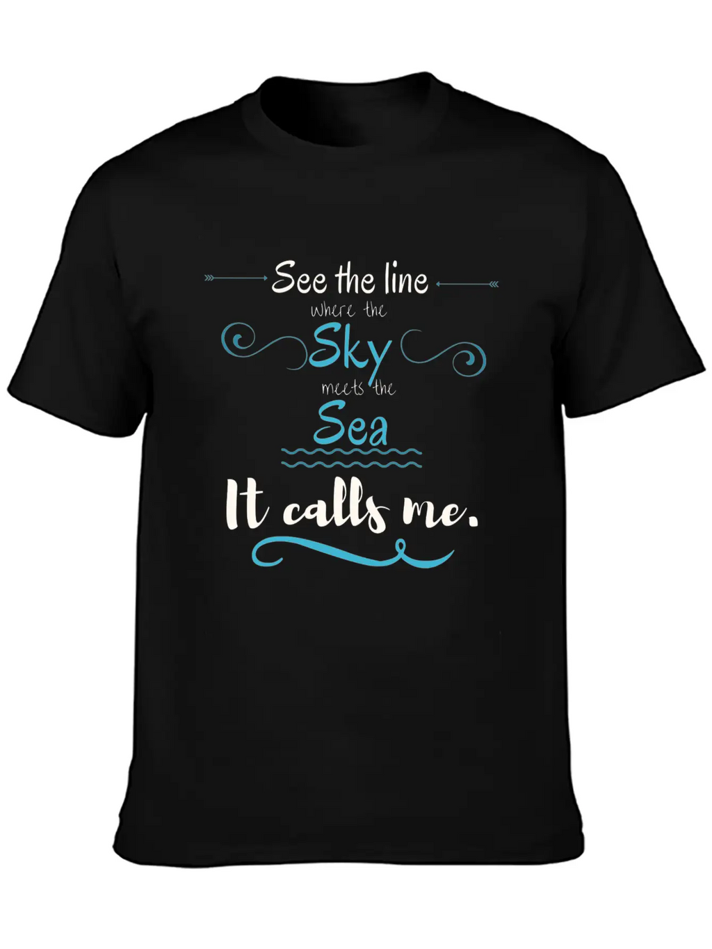 The Sea Is Calling! Essential Cotton Tee For Daily Outfits – Unisex Style
