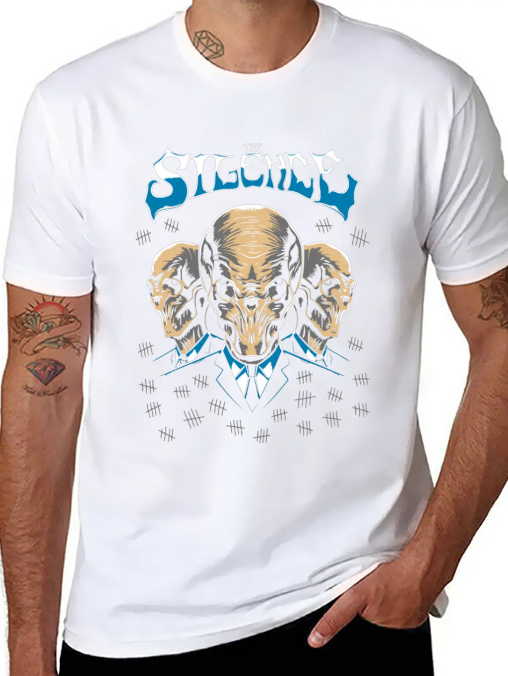 THE SILENCE Classic Cotton Tee – Unisex Comfort For Any Season