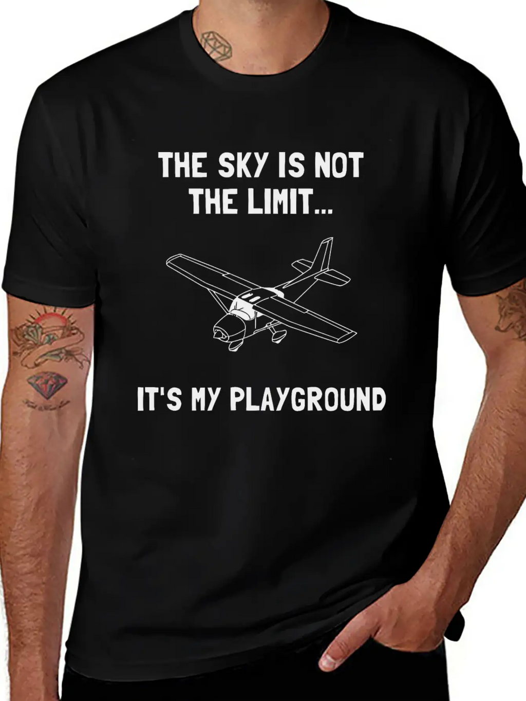 THe Sky Is Not Limit Stylish Everyday T-Shirt – Unisex Basic Cotton Tee