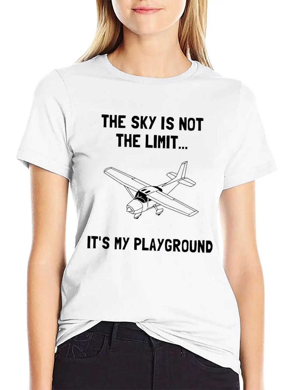 THe Sky Is Not Limit Stylish Everyday T-Shirt – Unisex Basic Cotton Tee
