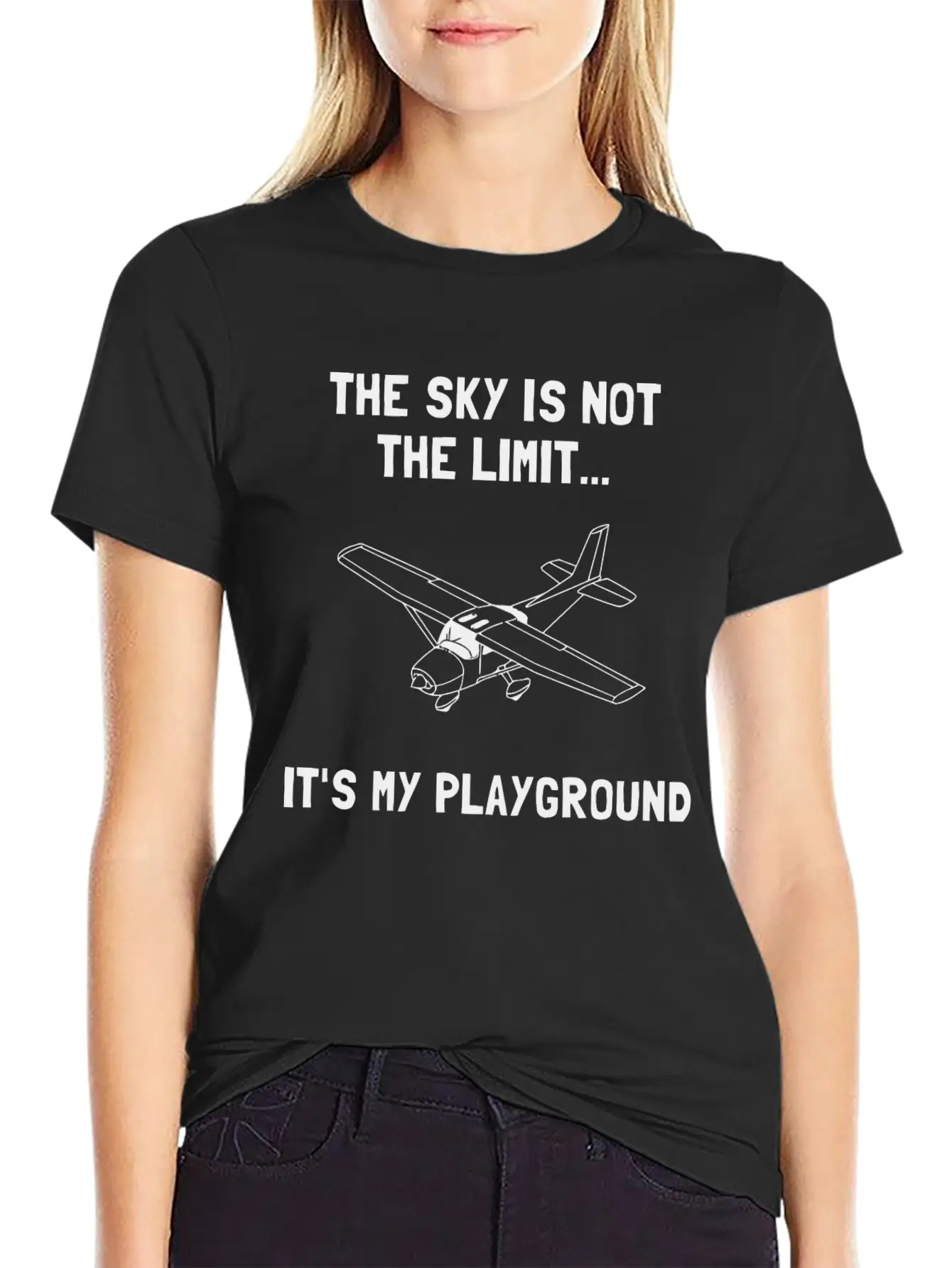 THe Sky Is Not Limit Stylish Everyday T-Shirt – Unisex Basic Cotton Tee